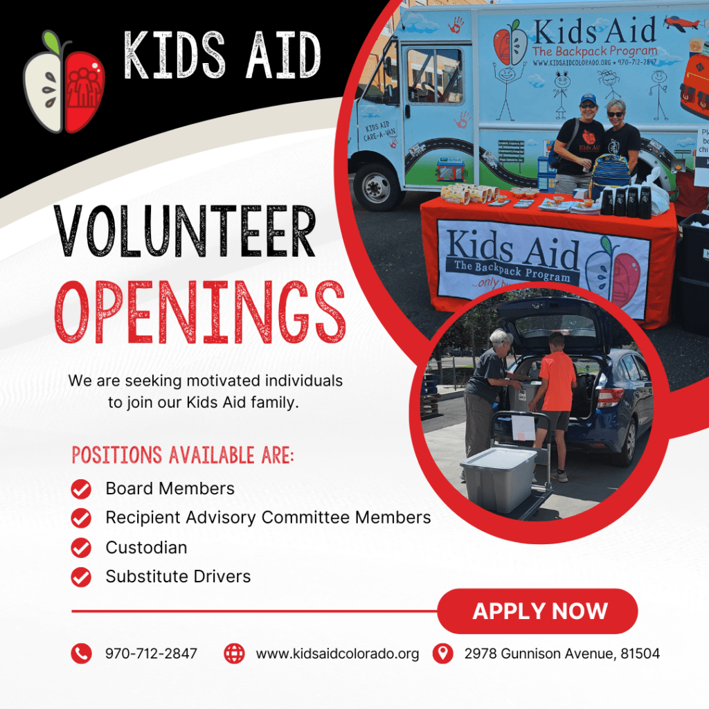 Volunteer Openings 1
